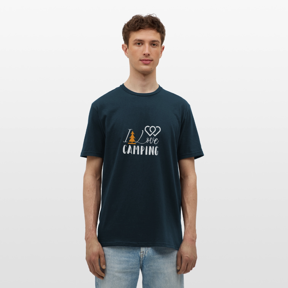 I LOVE CAMPING | Männer T-Shirt - Navy