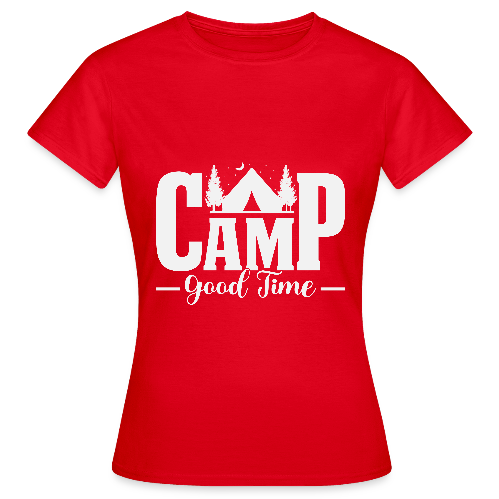 CAMP -GOOD TIME- | Frauen T-Shirt - Rot