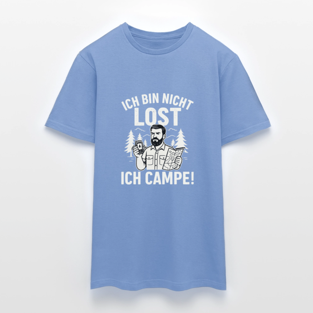 Ich bin nicht lost - ICH CAMPE! | Männer T-Shirt - carolina blue