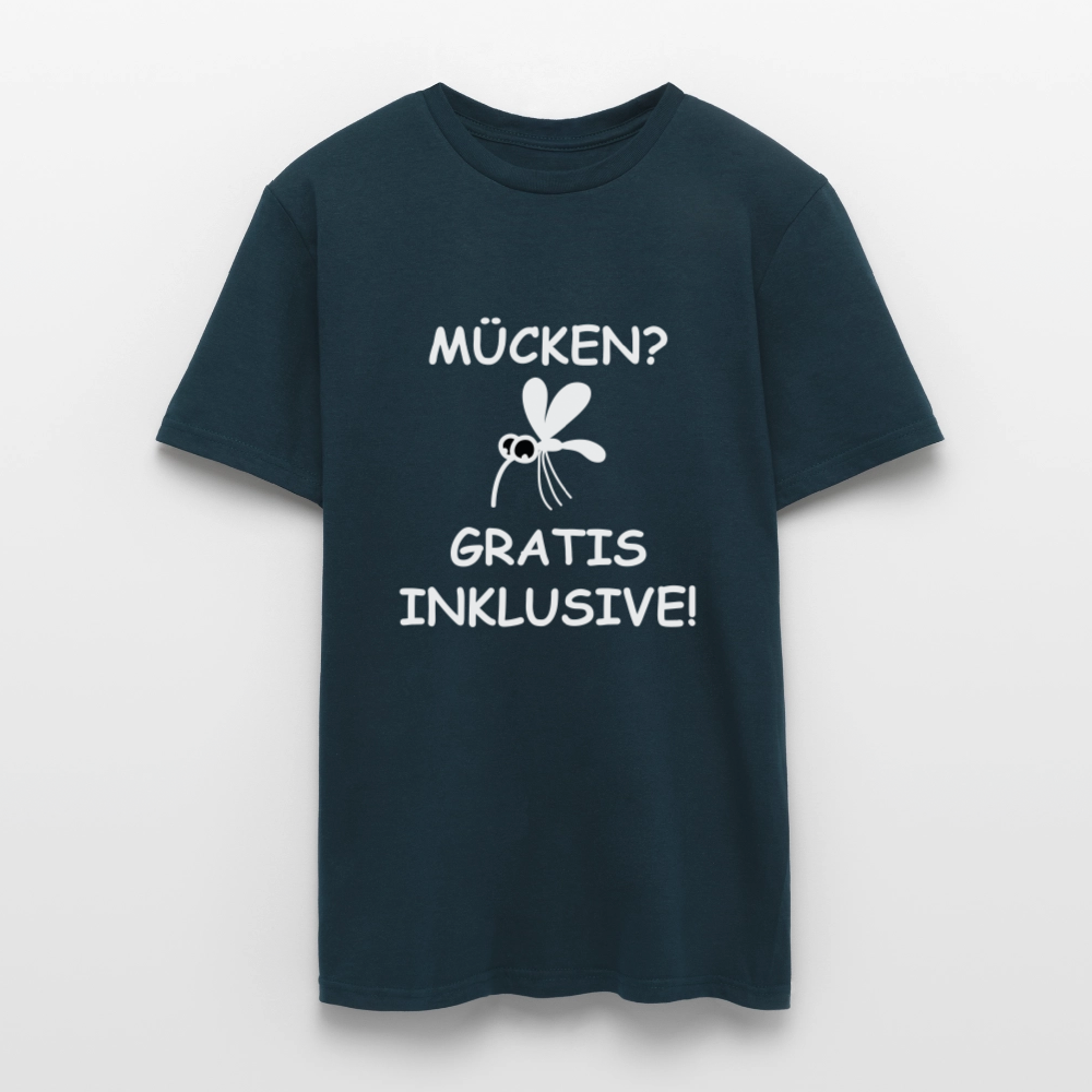 MÜCKEN? GRATIS INKLUSIVE! | Männer T-Shirt - Navy