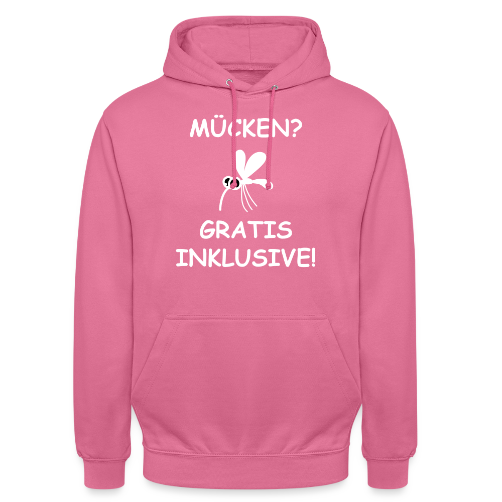 MÜCKEN? GRATIS INKLUSIVE! | Unisex Hoodie - Pink