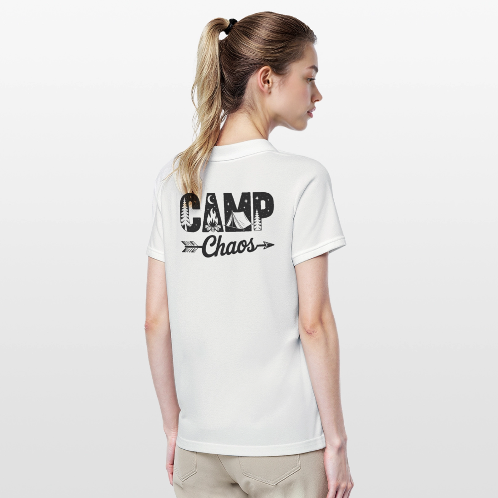 CAMP CHAOS | Frauen Polo Shirt - Weiß