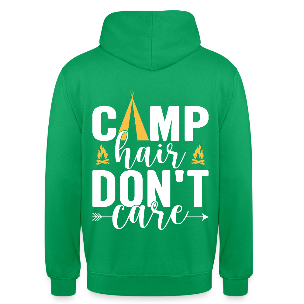 CAMP HAIR DON´T CARE | Unisex Hoodie - Kelly Green