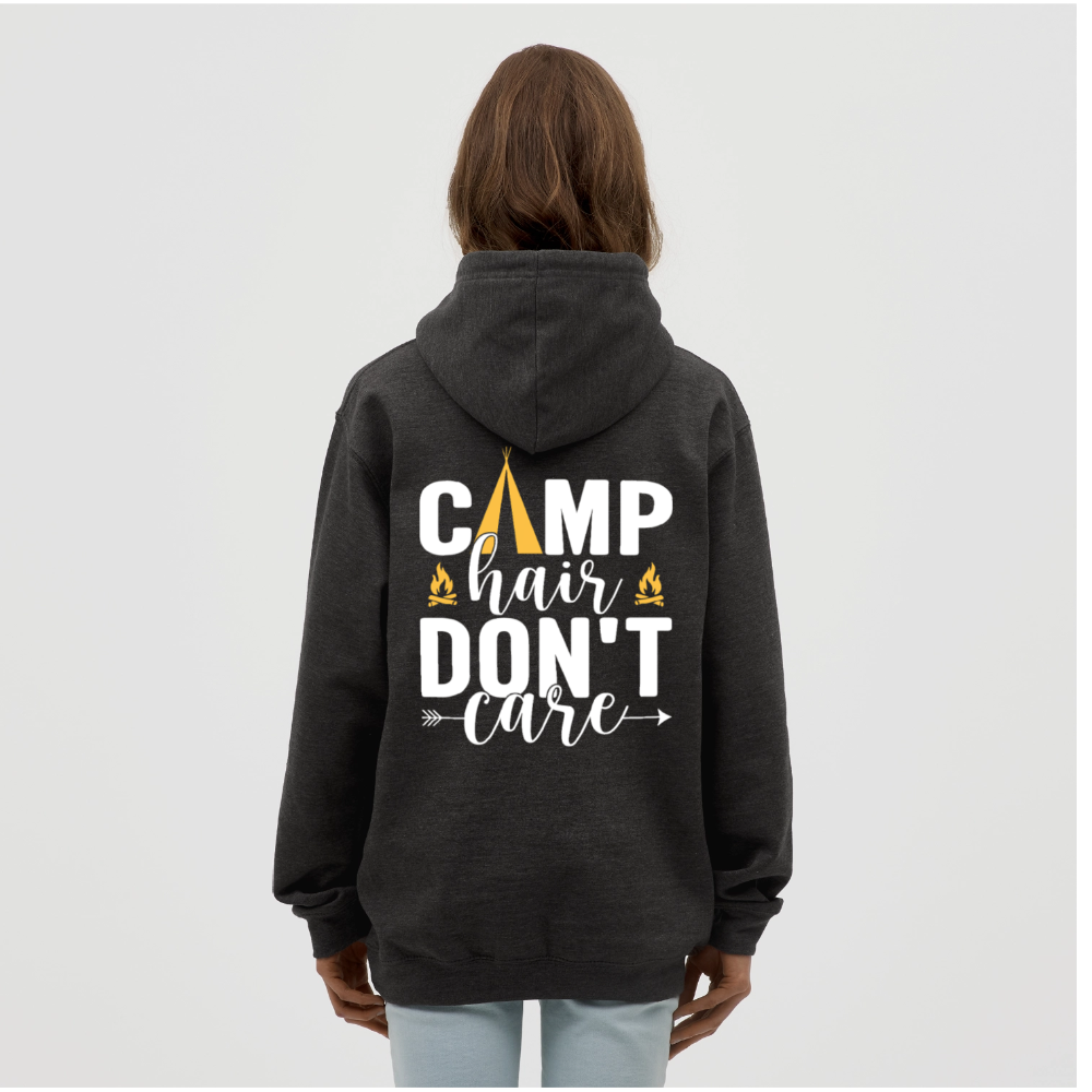 CAMP HAIR DON´T CARE | Unisex Hoodie - Anthrazit
