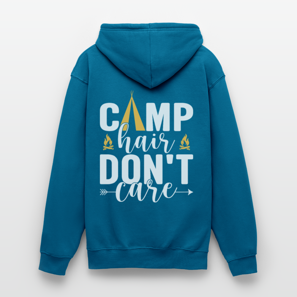 CAMP HAIR DON´T CARE | Unisex Hoodie - Tiefseeblau 