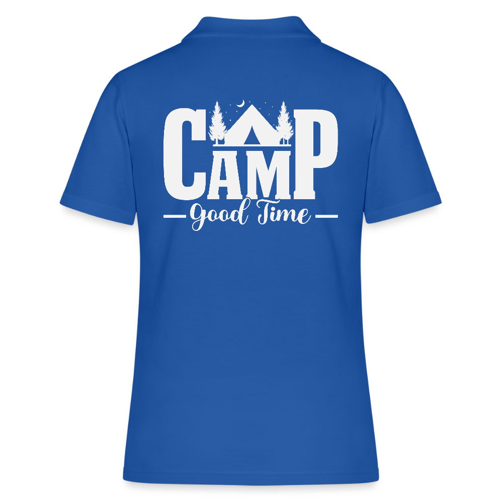 CAMP -GOOD TIME- | Frauen Polo Shirt - Royalblau