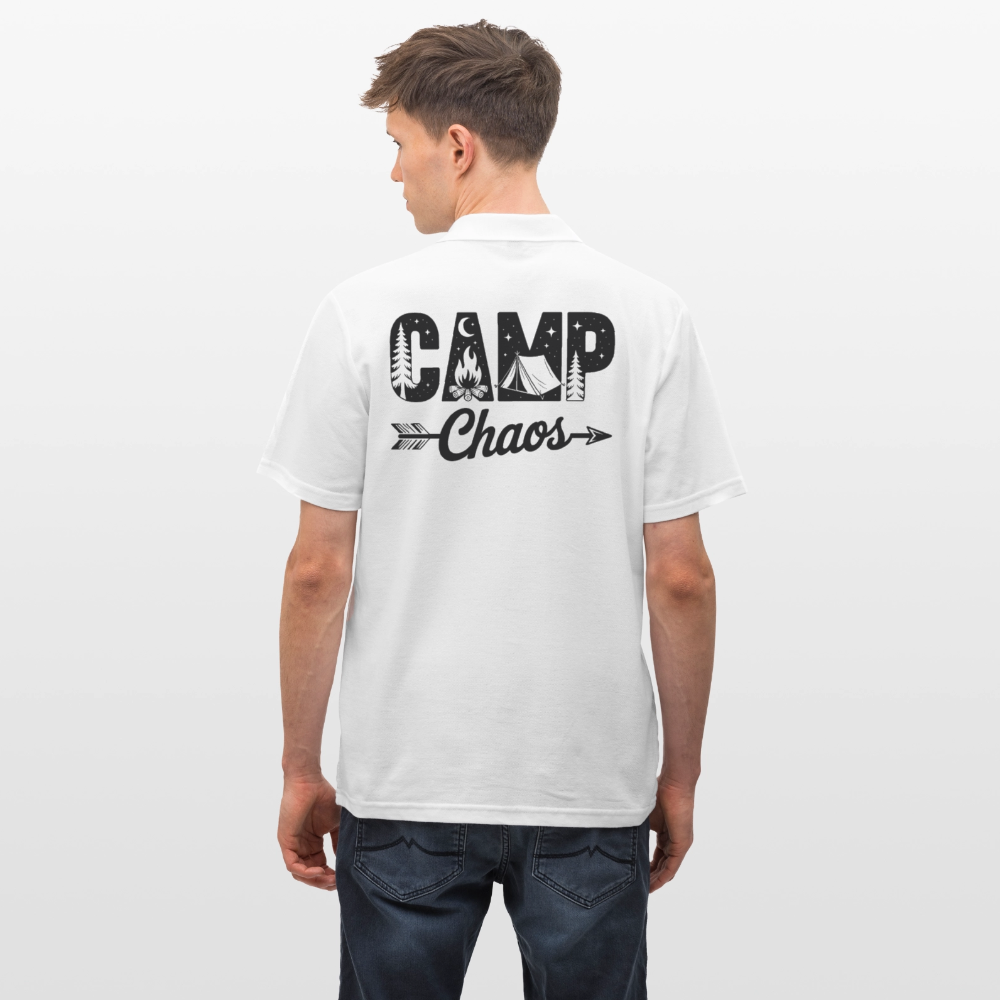 CAMP CHAOS | Männer Poloshirt - Weiß