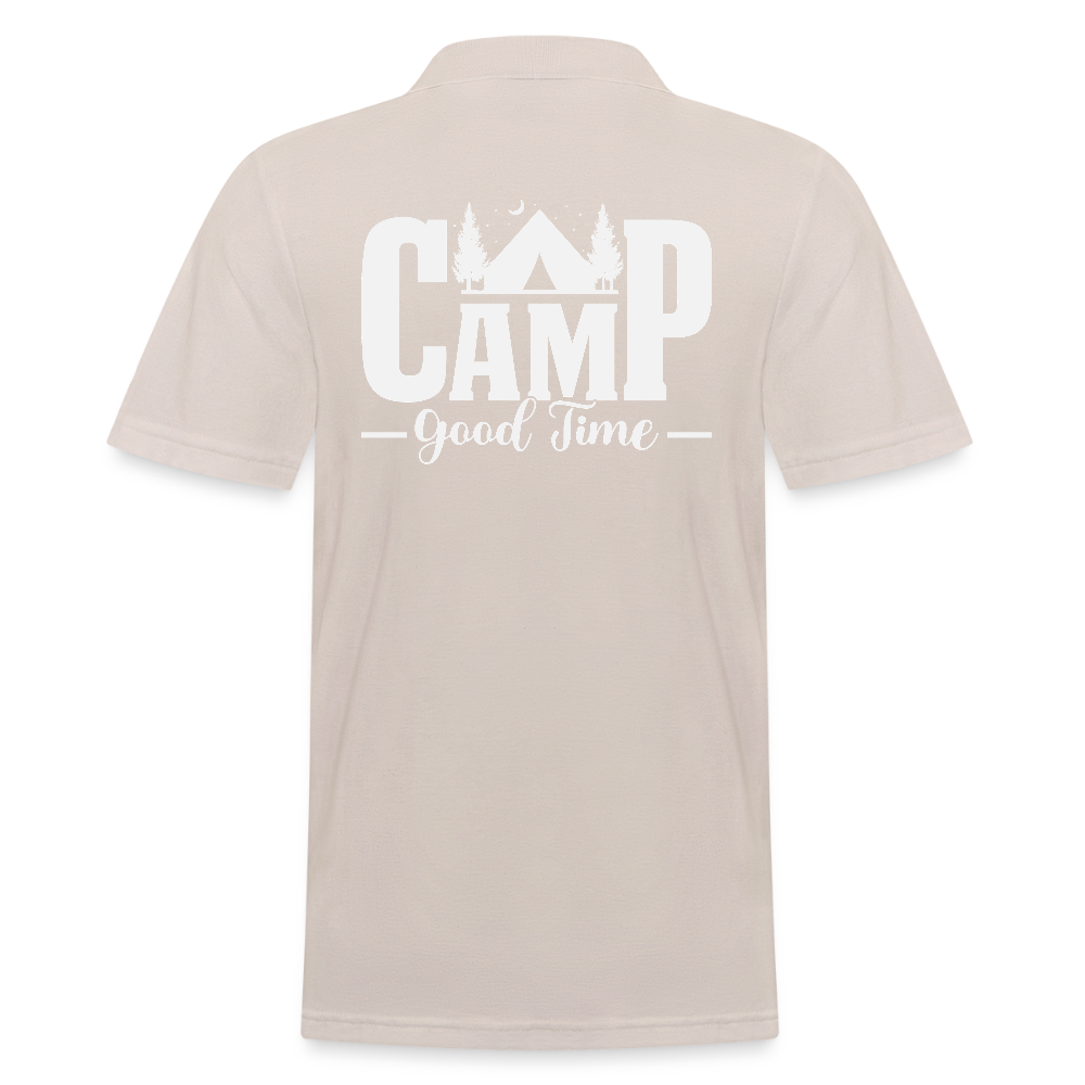 CAMP -GOOD TIME- | Männer Poloshirt - Beige