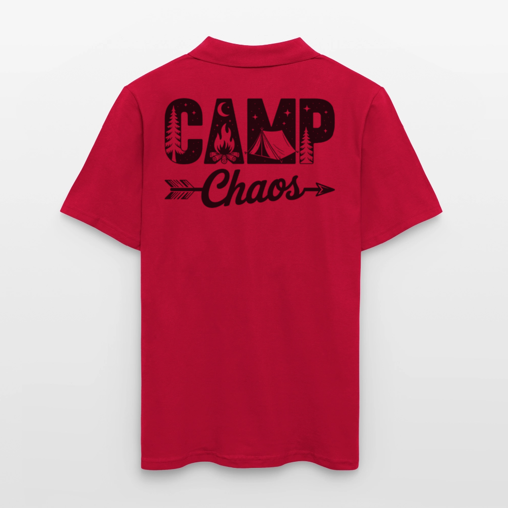 CAMP CHAOS | Männer Poloshirt - cherry red