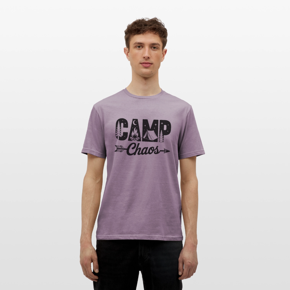 CAMP CHAOS | Männer T-Shirt - Lilagrau 