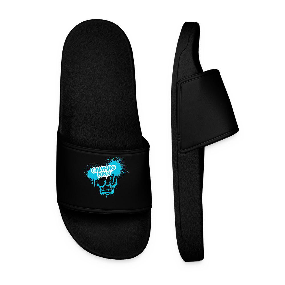 CAMPING KING | Männer Badelatschen - Schwarz