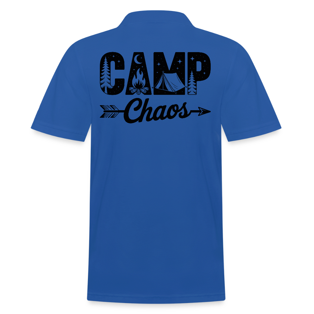 CAMP CHAOS | Männer Poloshirt - Royalblau