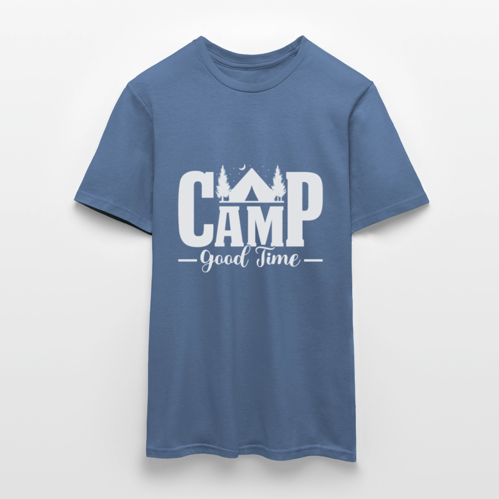 CAMP -GOOD TIME- | Männer T-Shirt - Taubenblau 
