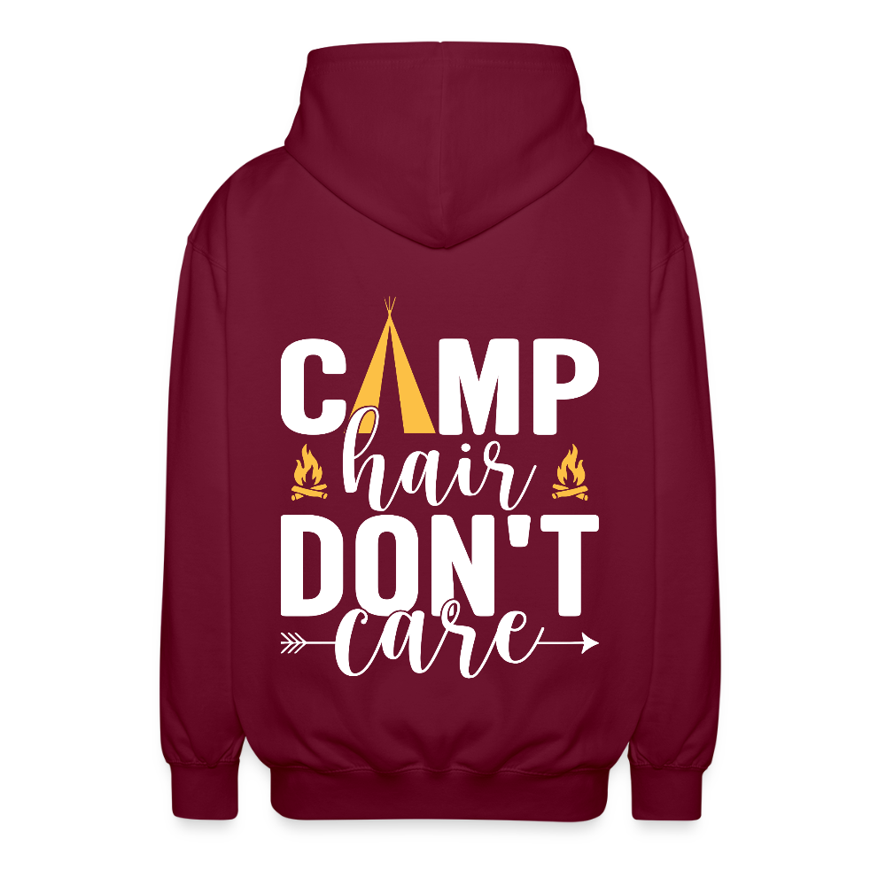 CAMP HAIR DON´T CARE | Unisex Kapuzenjacke - Bordeaux