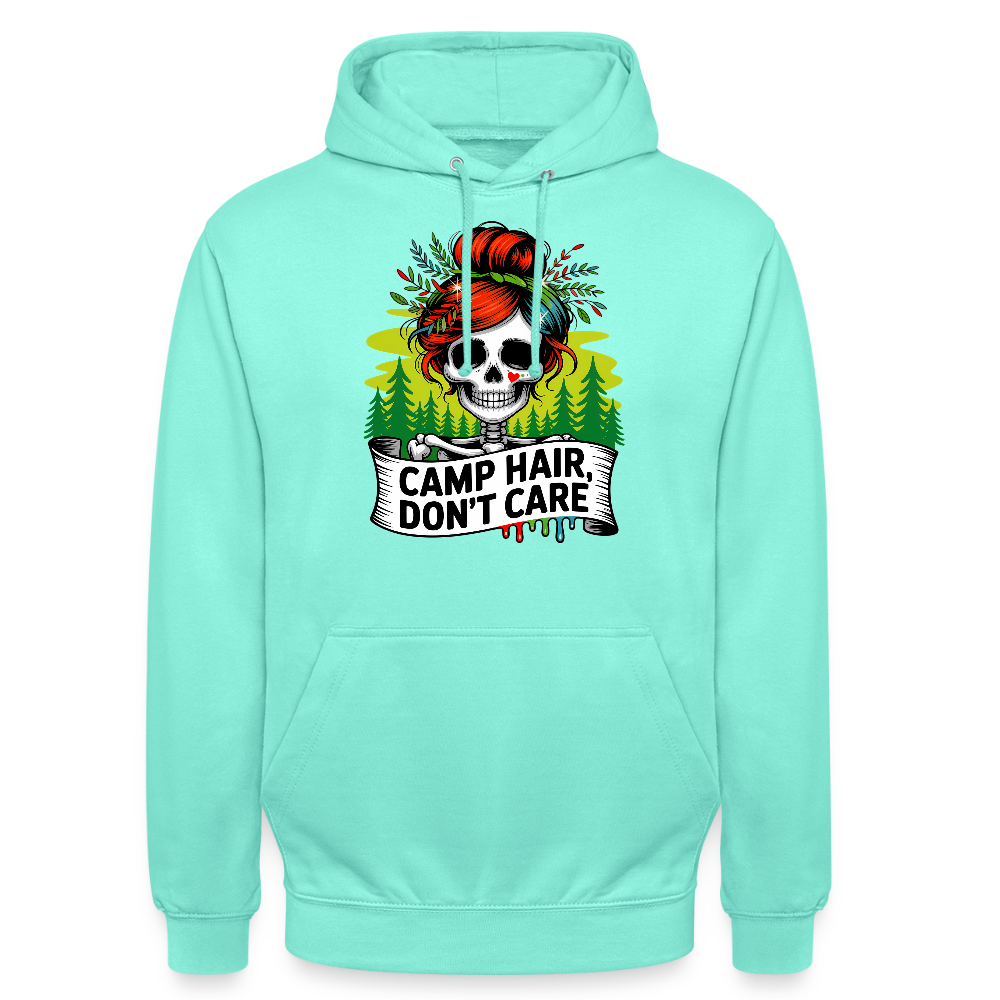 CAMP HAIR, DON´T CARE | Unisex Hoodie - Mint
