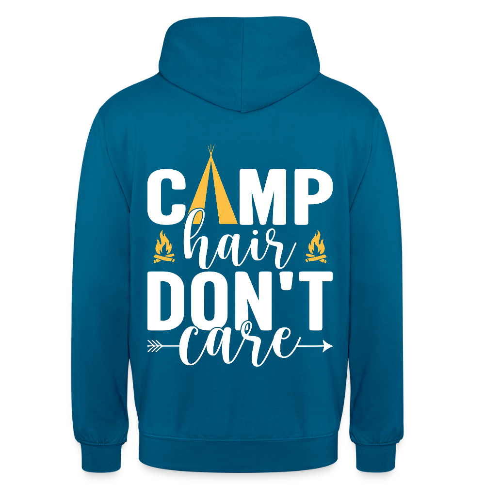 CAMP HAIR DON´T CARE | Unisex Hoodie - Tiefseeblau 