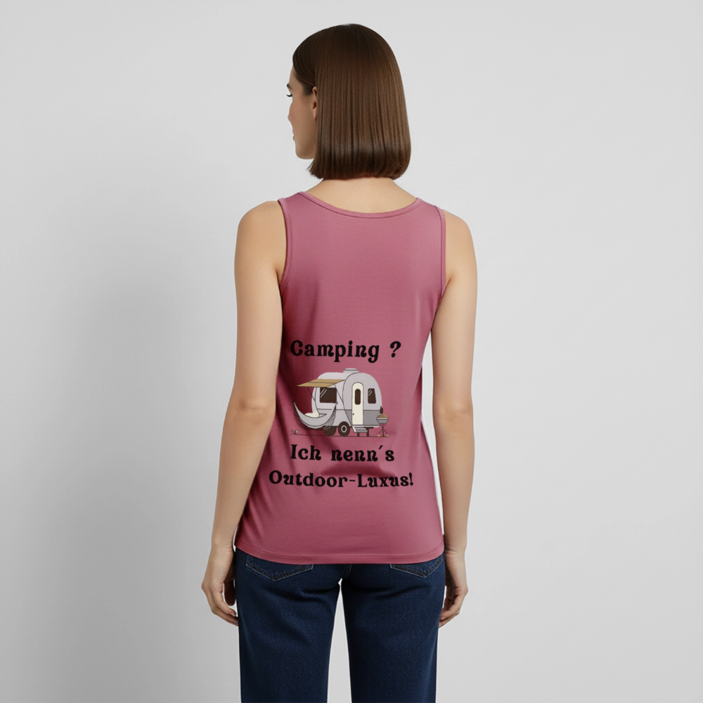 Camping? Ich nenn´s Outdoor - Luxus! | Frauen Premium Tank Top - Mauve