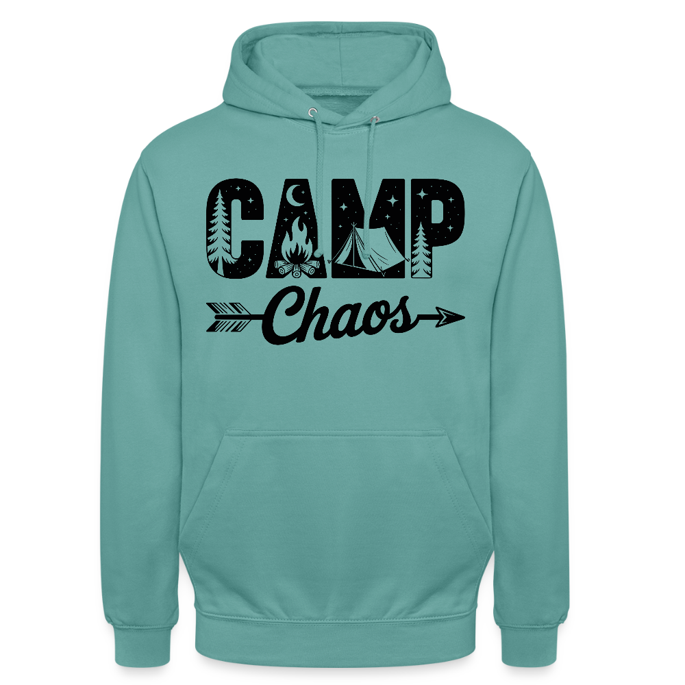 CAMP CHAOS | Unisex Hoodie - Pastelltürkis