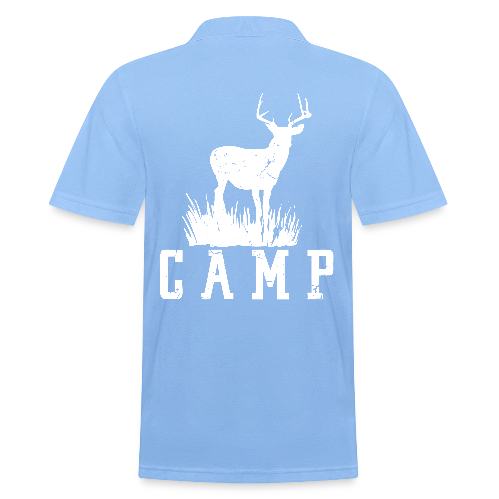 Camp | Männer Poloshirt - Himmelblau