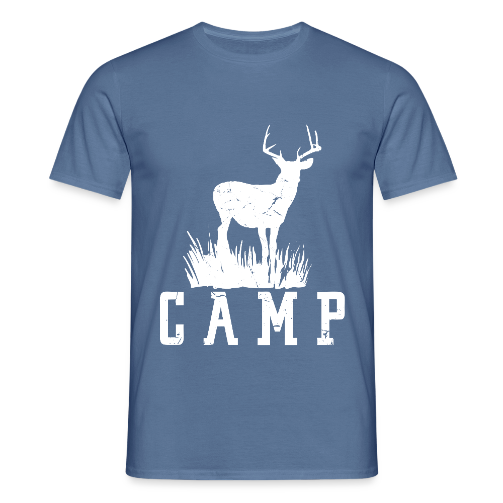 Camp | Männer T-Shirt - Taubenblau 