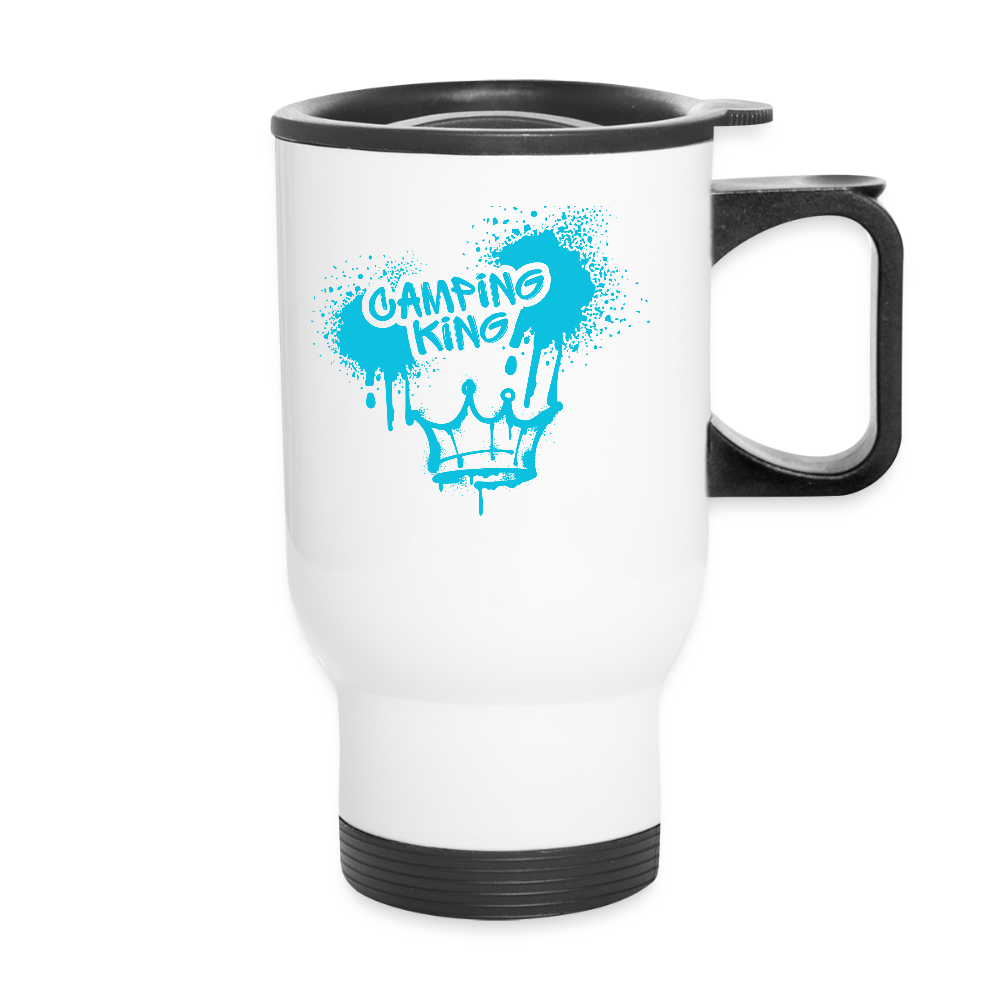 CAMPING KING | Thermobecher - Weiß