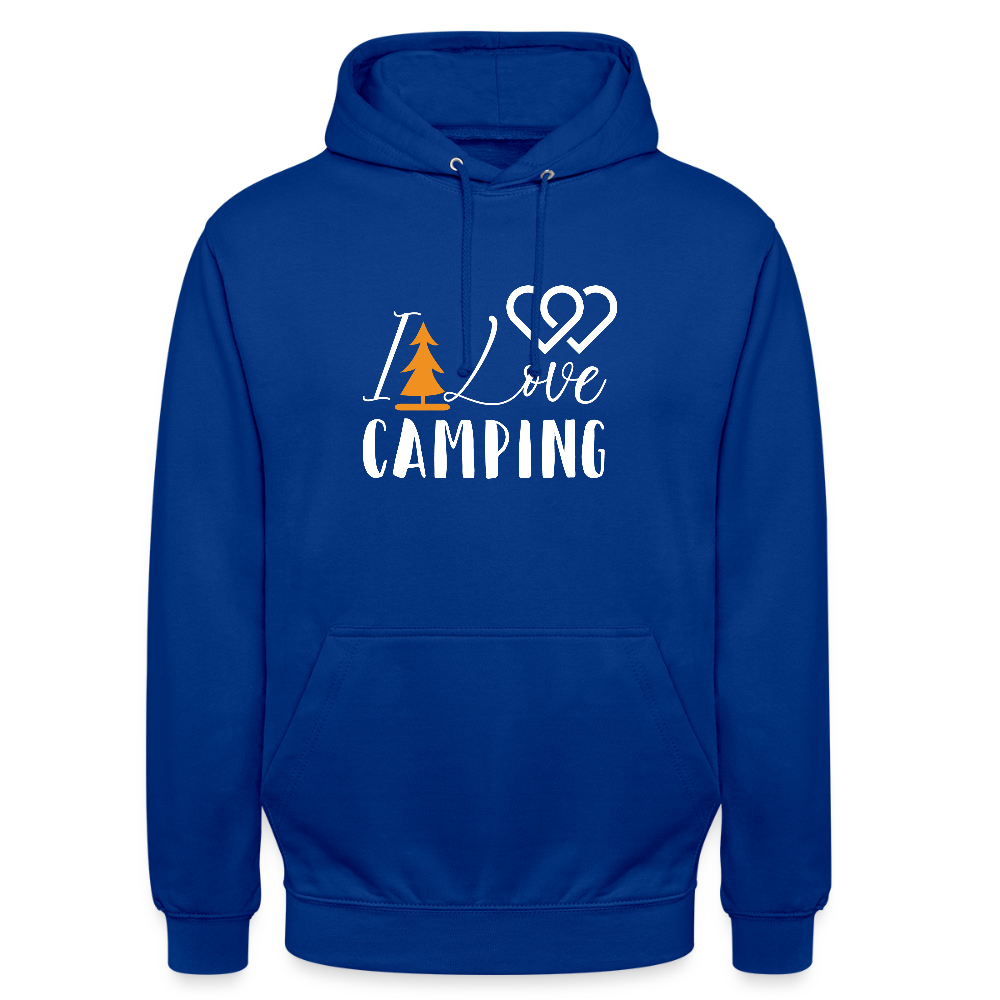 I LOVE CAMPING | Unisex Hoodie - Royalblau