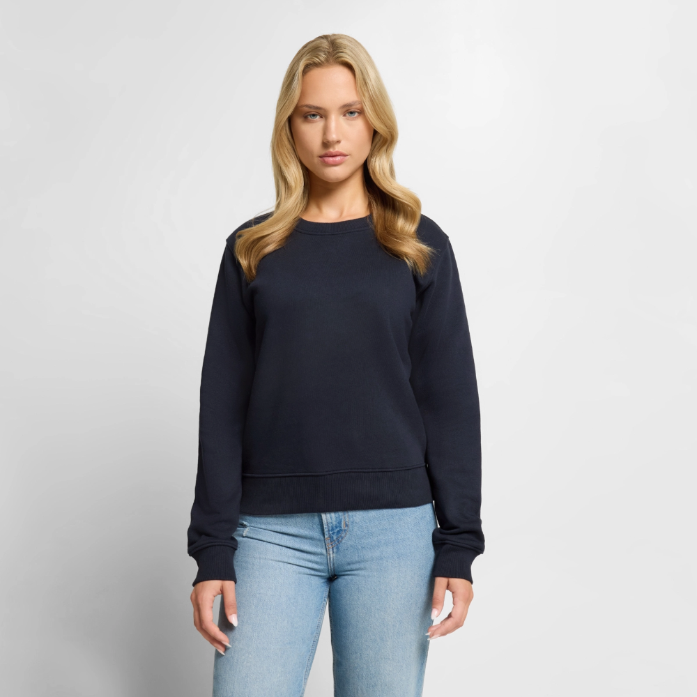 Mein Navi sagt geradeaus ins Abenteuer! | Frauen Premium Pullover - Navy