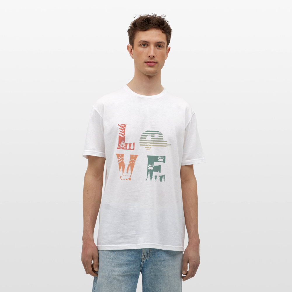 LOVE | Männer T-Shirt - Weiß
